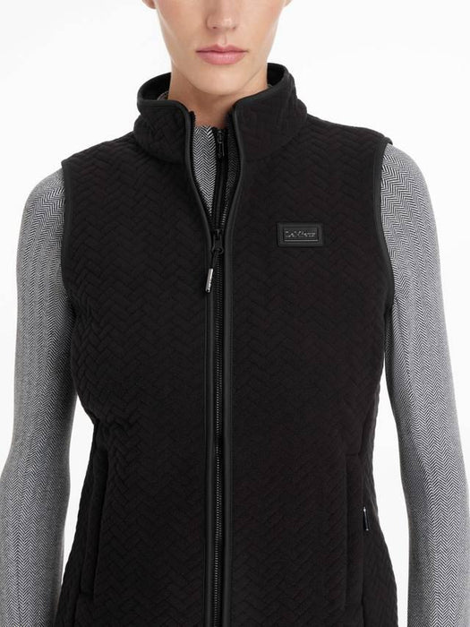 LeMieux Aspen Herringbone Fleece Gilet Black
