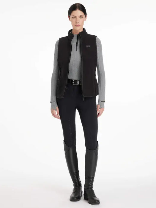 LeMieux Aspen Herringbone Fleece Gilet Black
