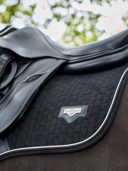 LeMieux Puissance Suede Close Contact Pad Black