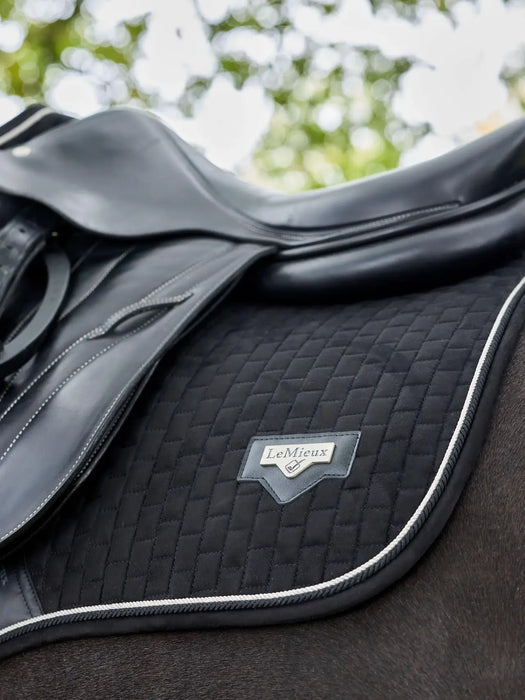 LeMieux Puissance Suede Close Contact Pad Black