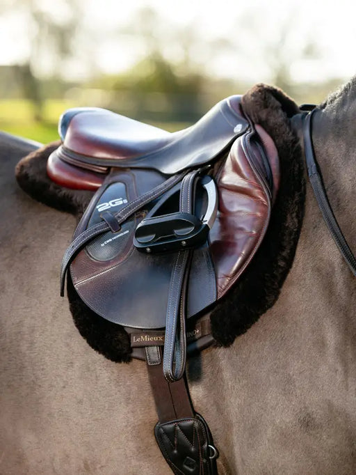 LeMieux Merino+ Hunter Saddle Pad Brown
