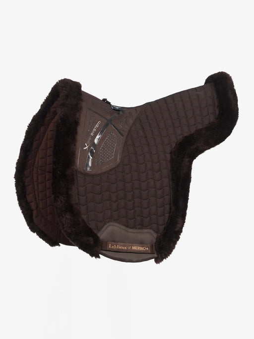 LeMieux Merino+ Hunter Saddle Pad Brown