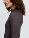 LeMieux Heritage Check Long Sleeved Base Layer Cocoa