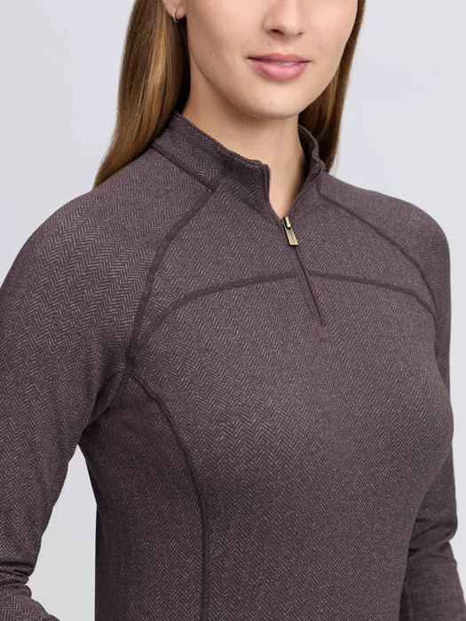 LeMieux Heritage Herringbone Base Layer Cocoa