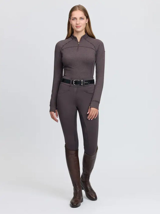 LeMieux Heritage Herringbone Base Layer Cocoa