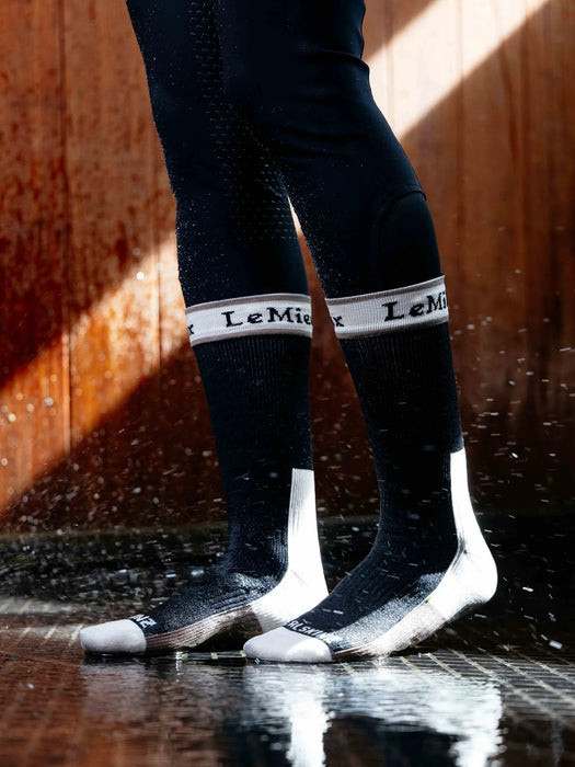 LeMieux x Sealskinz Waterproof Socks Black
