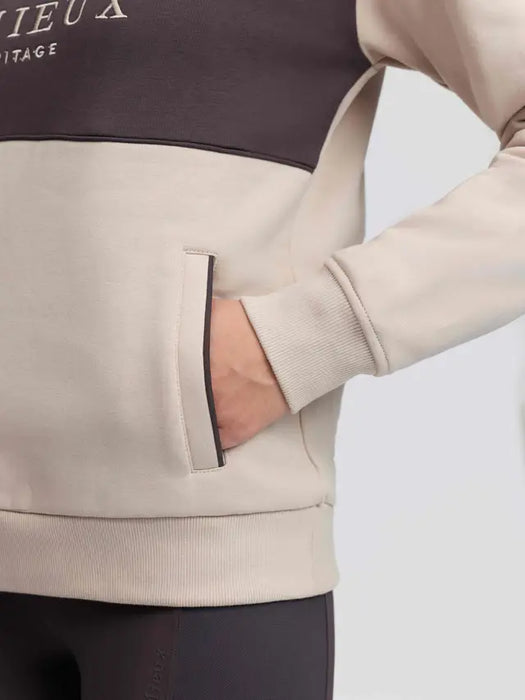 LeMieux Heritage 1/4 Zip Sweatshirt Stone