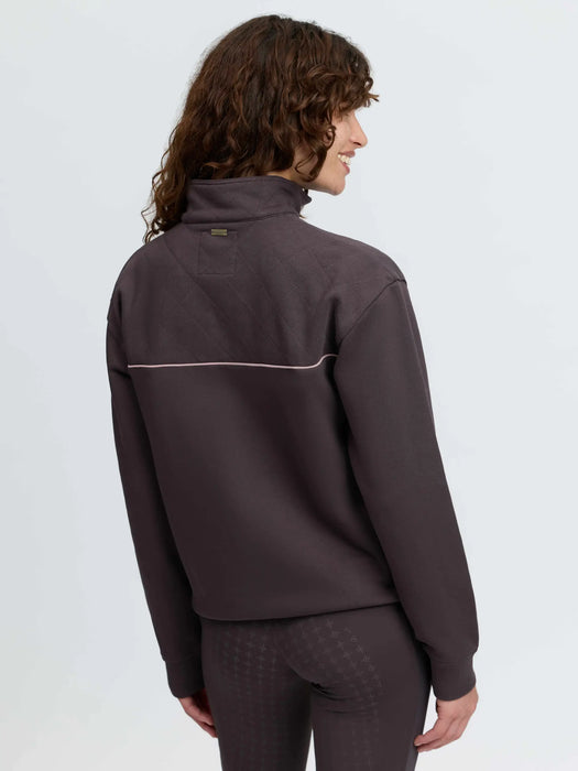 LeMieux Heritage 1/4 Zip Sweatshirt Cocoa