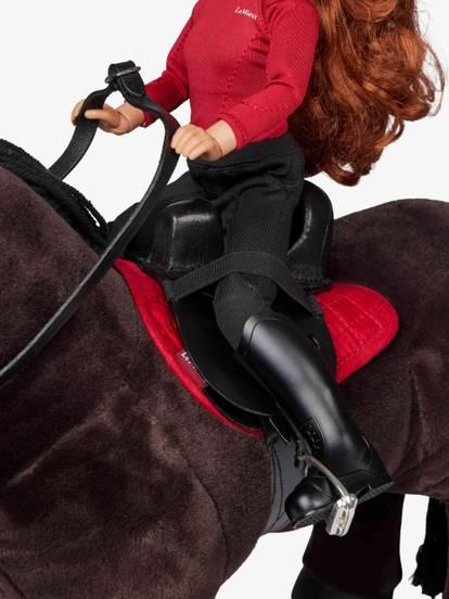 LeMieux Toy Rider Steady Saddle Black