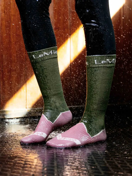 LeMieux x Sealskinz Waterproof Socks Olive