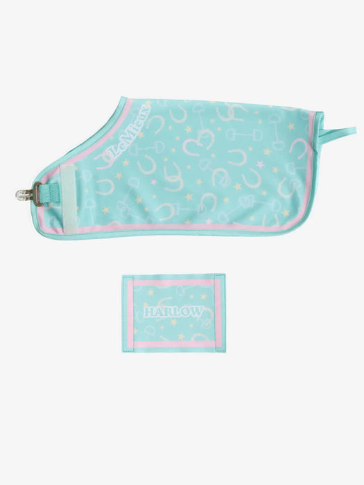 LeMieux Harlow Toy Pony Print Rug Softmint