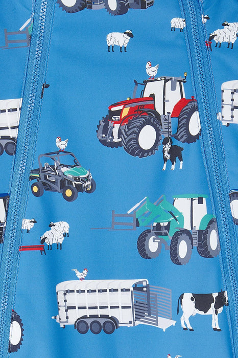 Lighthouse Jamie Puddlesuit Farm Print
