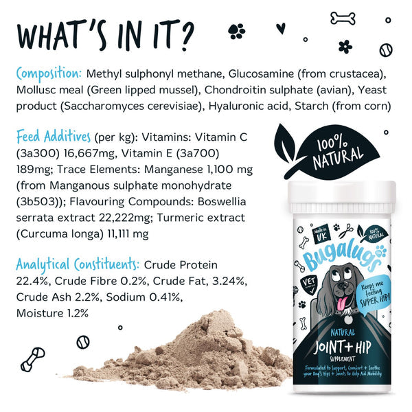 Bugalugs Natural Joint Powder 80g