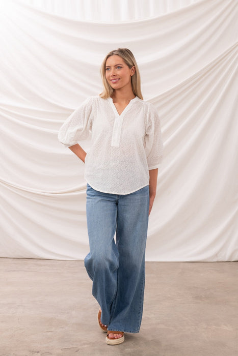 LightHouse Lola Blouse Floral Broderie Anglaise