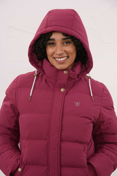 Lighthouse Margot Padded Coat Berry