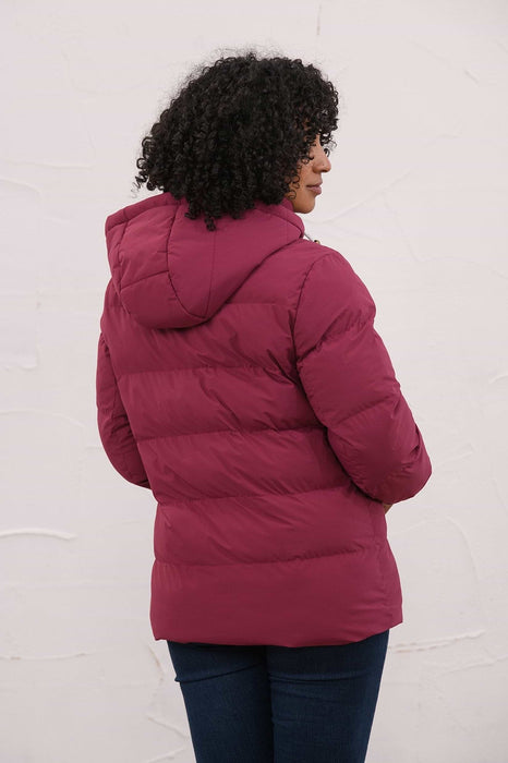 Lighthouse Margot Padded Coat Berry