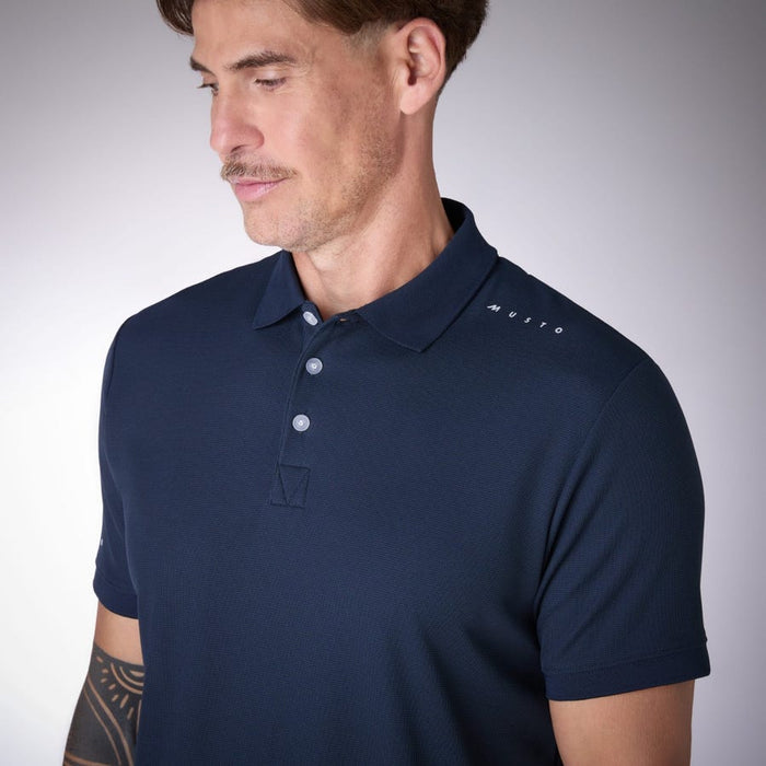 Musto Men's Evo Crew Pro Lite Polo Navy