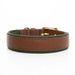 Morston Padded Leather Collar Olive
