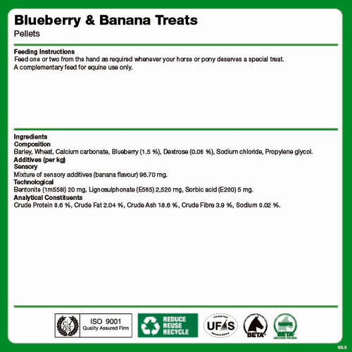 NAF Blueberry & Banana Treats 1kg