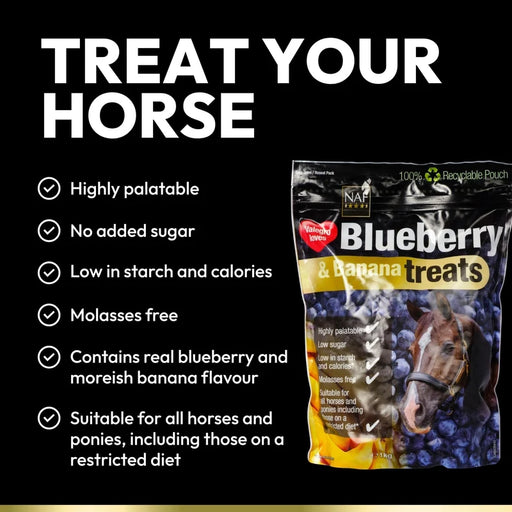 NAF Blueberry & Banana Treats 1kg