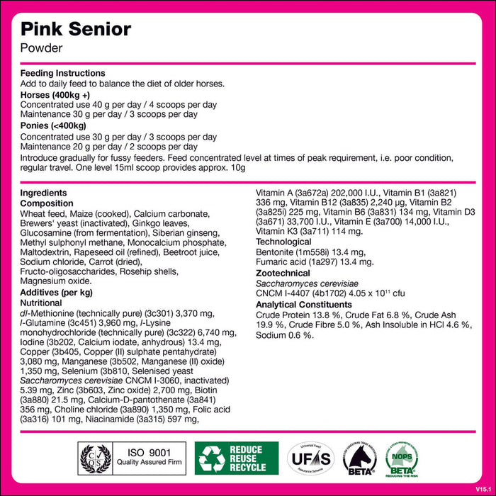 NAF Senior Pink Powder