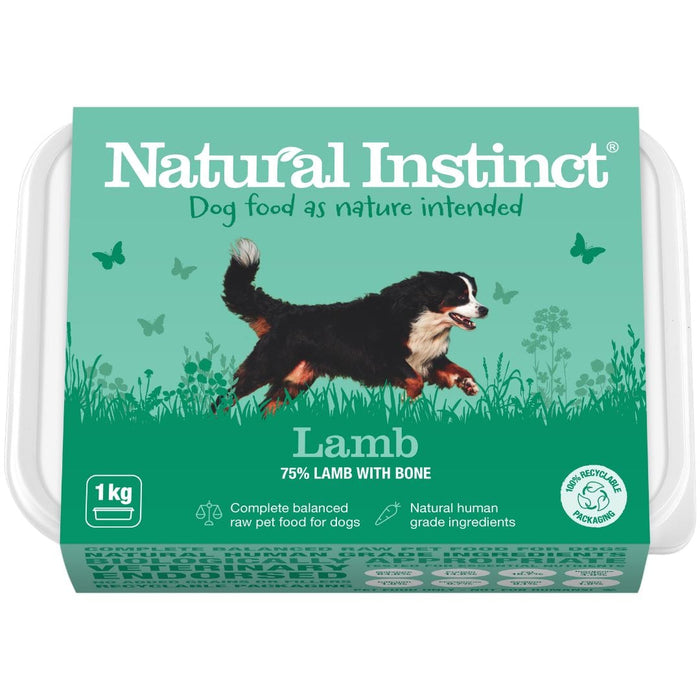 Natural Instinct Lamb 1kg Frozen