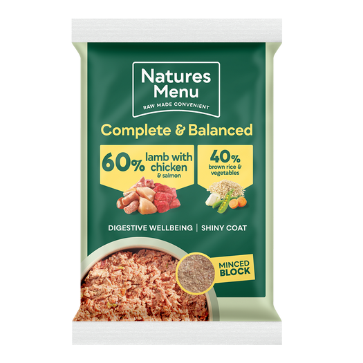 Natures Menu Complete & Balanced 60/40 60% Lamb With Chicken 400g