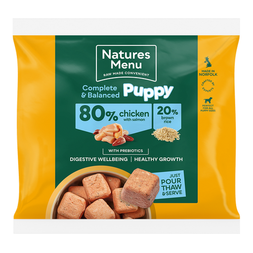 Natures Menu Complete & Balanced Puppy 80/20 80% Chicken With Salmon 1kg