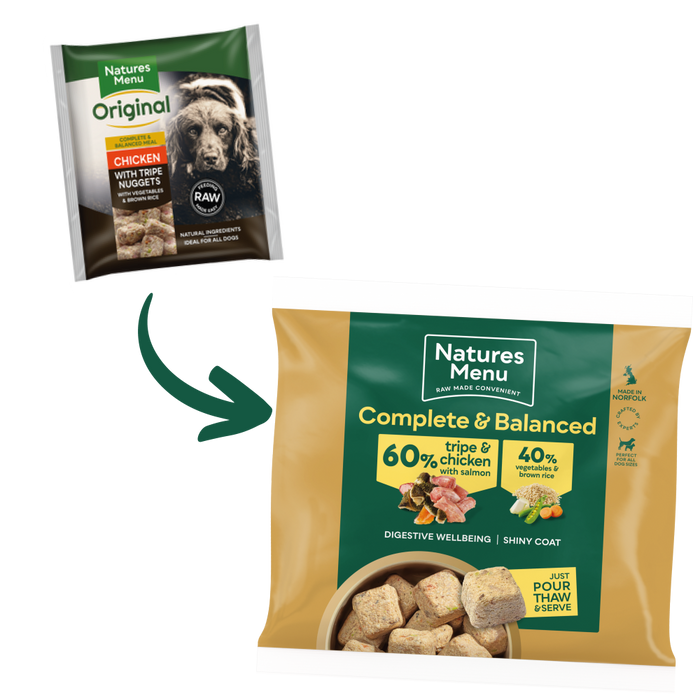 Natures Menu Complete & Balanced 60/40 60% Tripe And Chicken 1kg