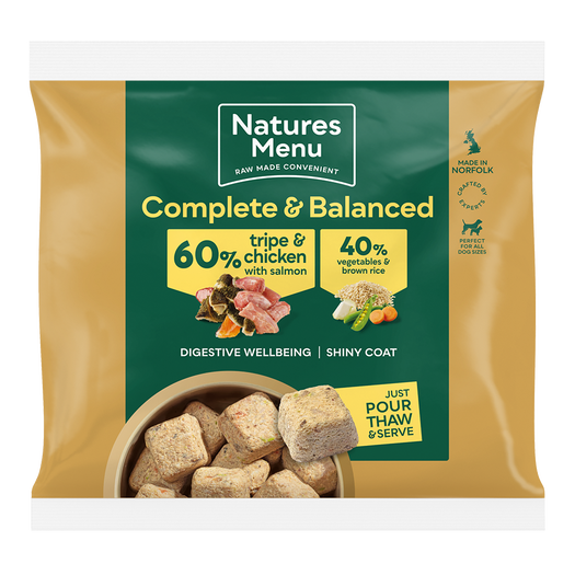 Natures Menu Complete & Balanced 60/40 60% Tripe And Chicken 1kg