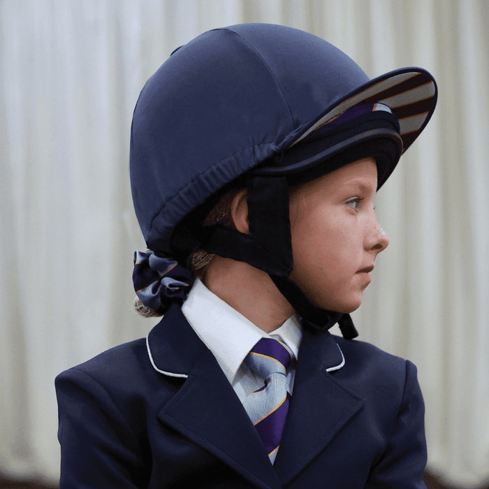 Official Pony Club 2in1 Lycra Hat Silk 