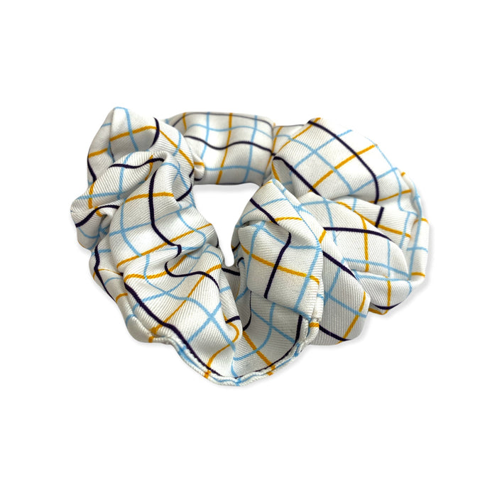 Official Pony Club Checked Hair Scrunchie