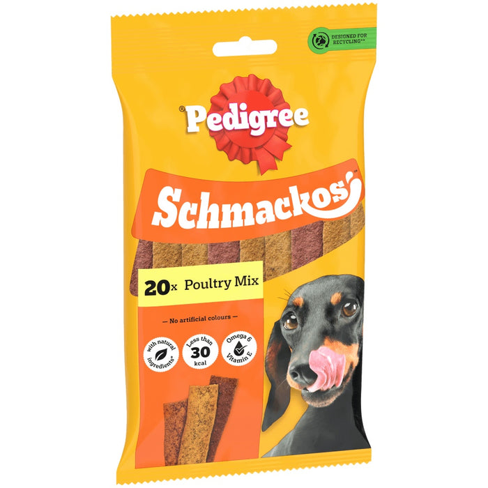 Pedigree Schmackos Poultry (20s) Dog Treats