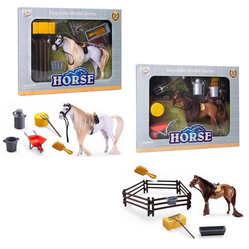 Horse And Accessories Playset