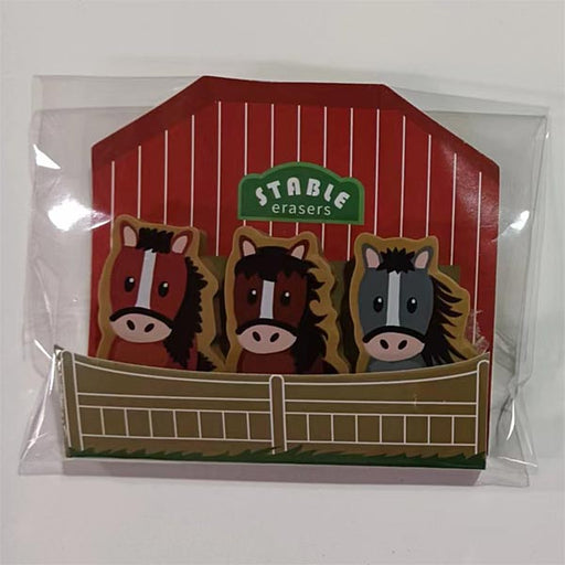 Pony In Stable Erasers