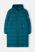 Teal puffer coat
