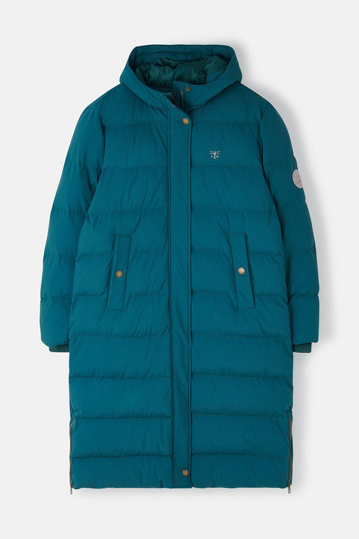 Teal puffer coat