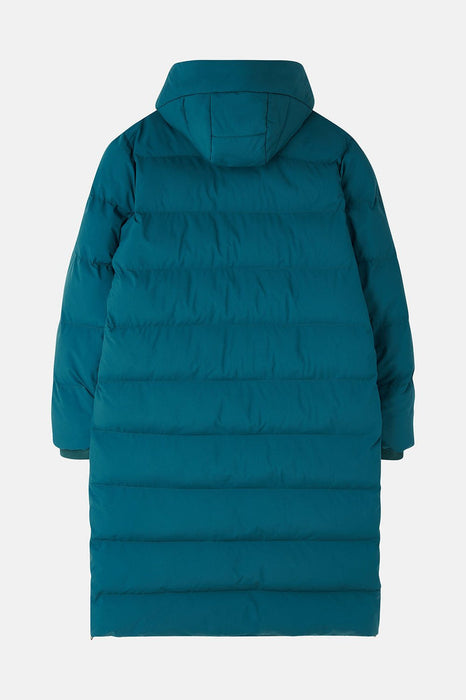 Teal puffer jacket