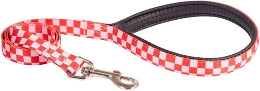 Checkerboard Pink & Red Lead