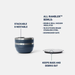 Yeti Rambler Insulated Small Bowl With Lid Navy