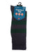 HJ Stripe Comfort Top Sock 6-11 Black