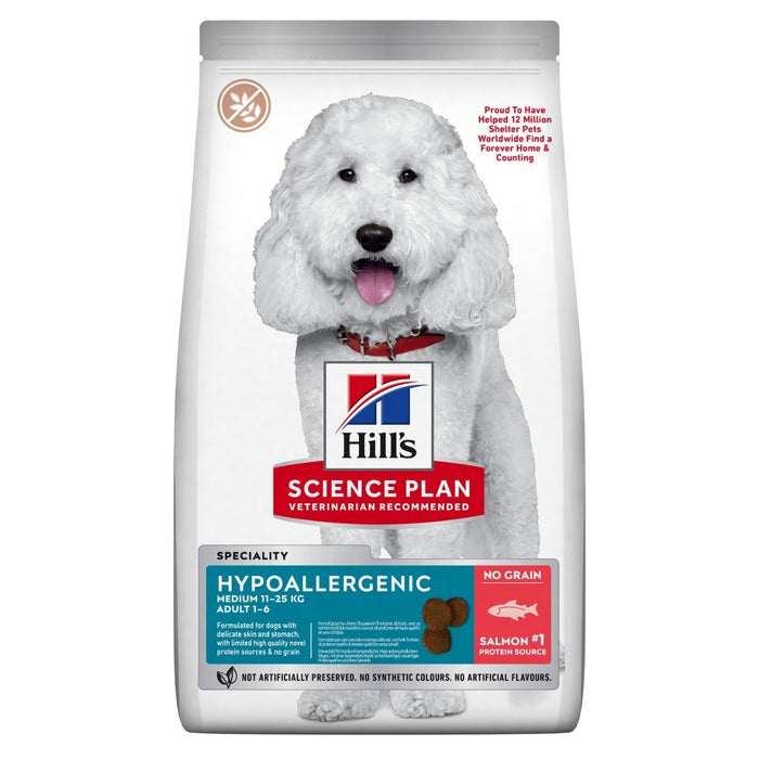 Hills Canine Hypoallergenic Medium Breed Salmon
