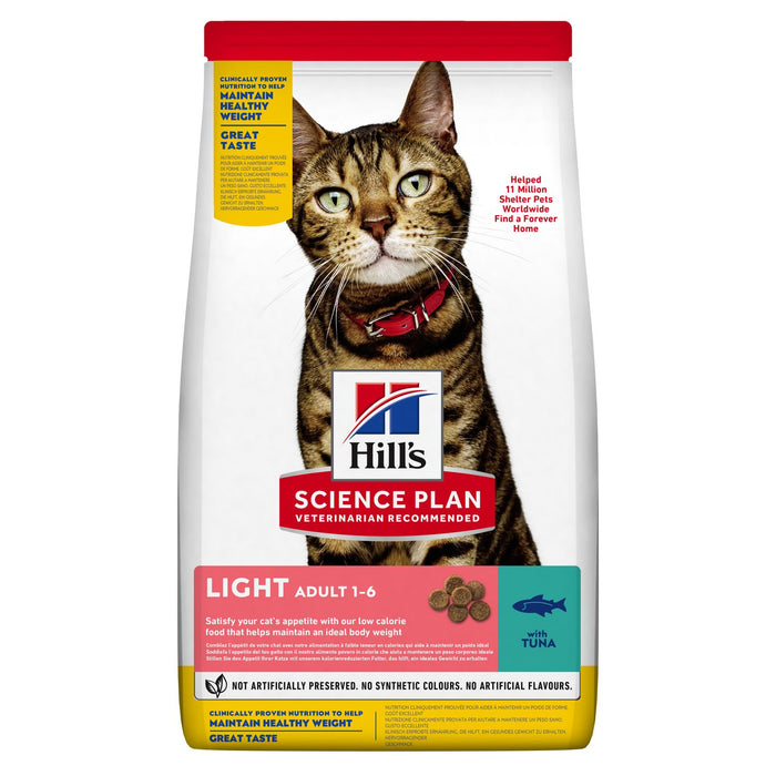 Hill's Science Plan Light Adult Cat Food with Tuna