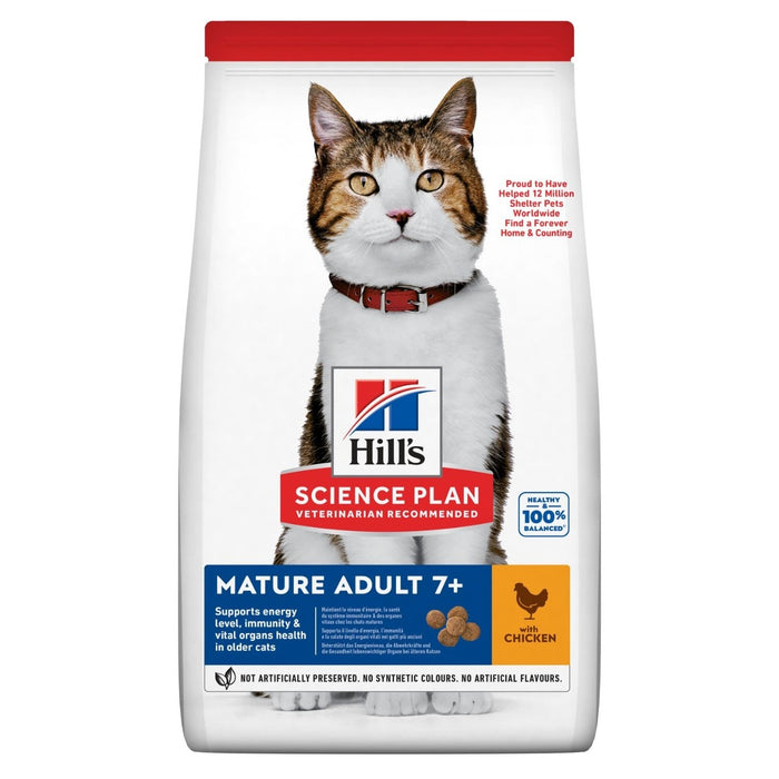 Hills Mature Adult Cat 3kg Chicken
