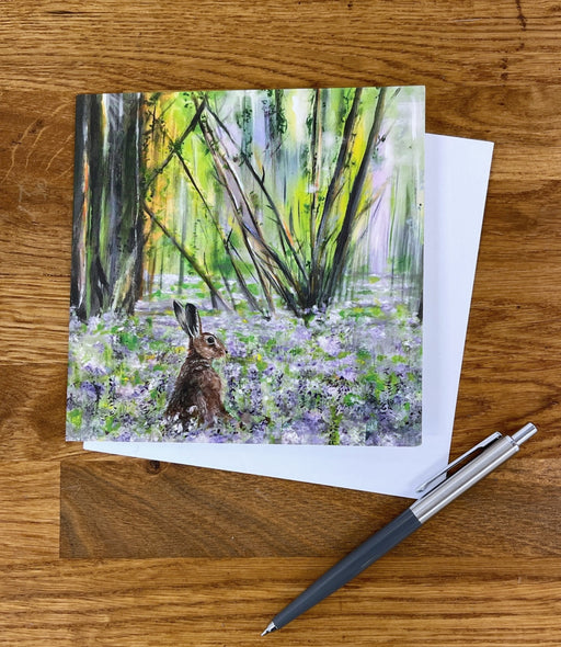 Pankhurst Gallery Spring Hare Card