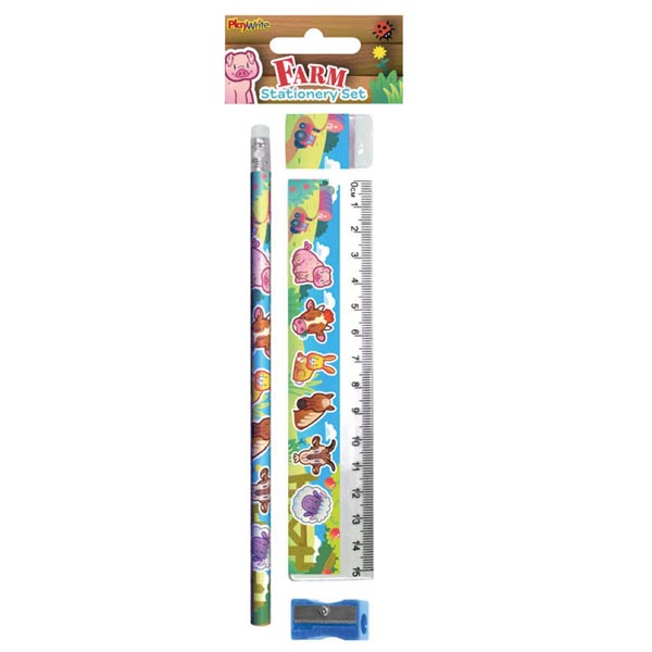 Farm Animal Stationary Set