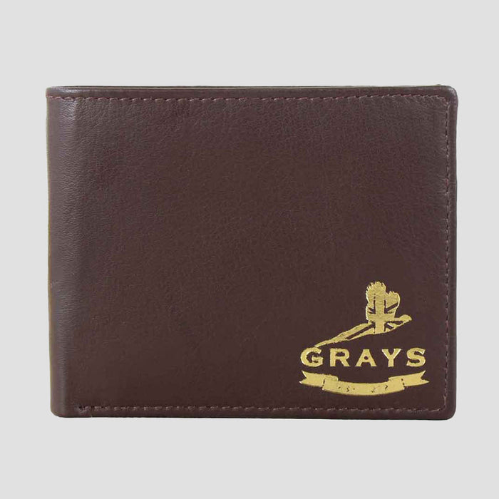 Sunny Leather Wallet With Coin Pocket Brown