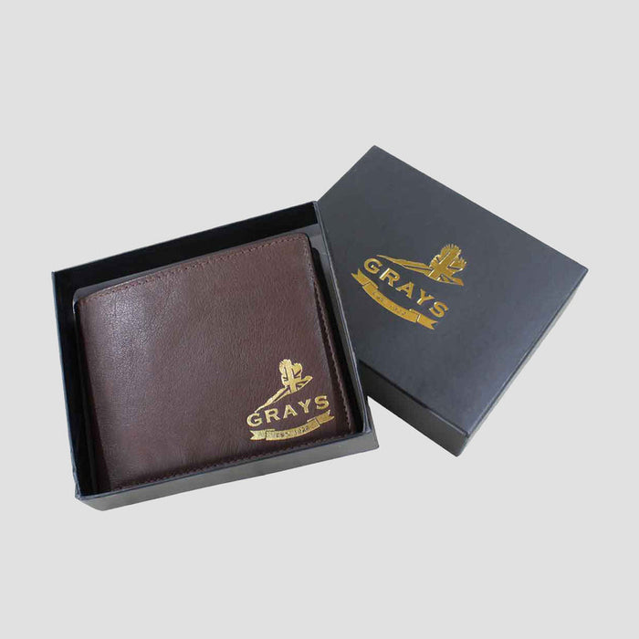 Sunny Leather Wallet With Coin Pocket Brown