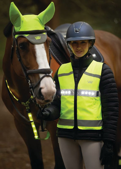 WoofWear LED Hi Vis Riding Vest Yellow

