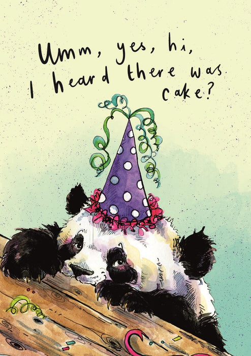 The Art File I Heard There Was Cake? Card

